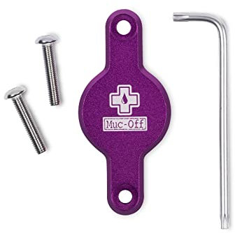 Muc-Off - Secure Tag Holder - Protection et Dissimulation de Apple Airtag - Emplacement Porte-Bidon - Violet