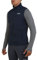 TCA Herren Flyweight winddichte Lauf- und Fahrradweste mit Reißverschlusstaschen - Dunkelblau, XL