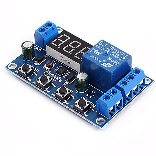 DONGKER Niederspannungs Abschaltung Schützt DC 6-40V Digitaler Batteriewächter Unterspannungs Schutzmodul mit LCD-Display für Lithium Batterie und Blei Säure Batterie Programmable