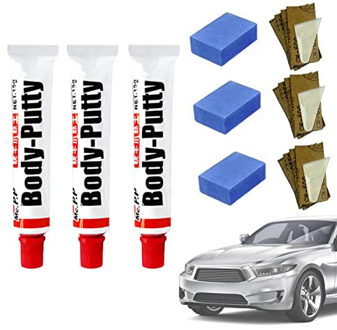 MGICHOOM Car Scratch Remover Kit, Car Paint Scratch Repair Kit, Car Body Filler Repair Kit, Car Scratches Remover With Car Body Putty Scratch Filler Painting, Car Filler For Bodywork, Polishing Cloth