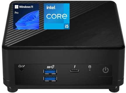 MSI Cubi 5 Professional Mini PC, 12th Gen Intel i5-1235U Processor (Beats Ryzen 7 5700U), 32GB RAM, 1TB SSD, Wi-Fi 6, Windows 11 Pro, Support 4K@60Hz Display, Seamless Multitasking at Work/Gaming