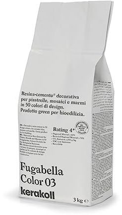 Fugabella Color Grout 3kg (03 Box of 4)