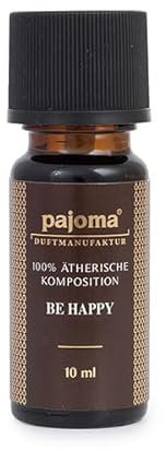 pajoma Duftöl 50 ml, Be Happy - Golden Line | 100% naturreine Ätherisches Öl für Aromatherapie/Duftlampe | Premium Qualität