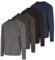 DARESAY 4er-Pack: Herren-Langarm-T-Shirts, Langarmshirts für Herren, 4 Stück, Dri-Fit-Hemden für Herren, Set K in verschiedenen Farben, Mittel
