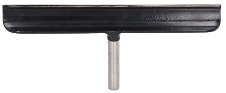 Edelstahl Drehbank Werkzeugauflage, 30cm Länge Holzbearbeitung T-Typ Tool Post mit einzigartigem konkaven, 16mm Pfostendurchmesser Drechslerzubehör für Holzbearbeitungsmaschinen