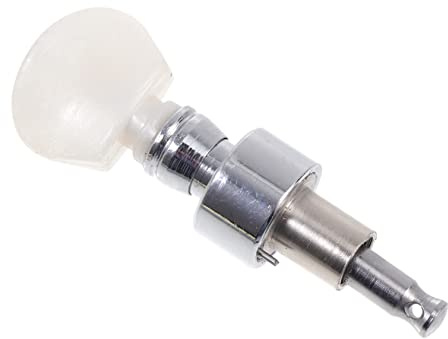 Weißer Banjo Stimmknopf aus Legierung, Robustes Zubehör | Einfach zu Reinigen, Schnell Montierbar, für Saitenversteller und Stimmwirbel