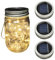 3 Pack Solar Mason Jar Light Deckel, Solar Mason Jar Licht LED, 3m 30 LED Lampen Silber Wire Fairy Deckel Licht, für Glas Mason Jar Hängen Laterne Licht, für Garten Party Hochzeit