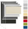 Rettika® Verdunkelungsrollo ohne Bohren, für Fenster, Breite 150 cm, Höhe 220 cm, Beige Farbe, Klemmfix Montage, Jalousien Fenster, Fenster rollos für innen, Klemmrollo
