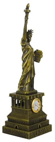 Yardenfun Freiheitsstatue Modell Dekorative Statue Von Heimdekor Schreibtischornament Metall Handwerk Anhänger Statue Für Zuhause