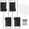 Niyanghome Closest to The Pin Marker 4 Pcs - Golf Metal Proximity Marker with 50 Sheets Cards and 4 Pens, Stainless Steel Golf Marker Golf Signs for Long Drive Putting Competition