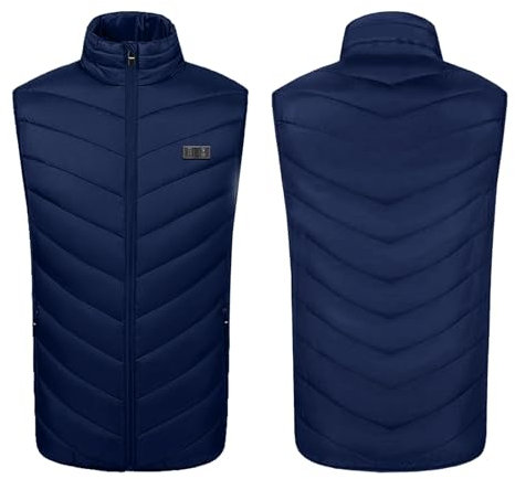 2024 Thermal Mens Vest,Heated Gilet For Men UK 3 Temperature Levels Self Heating Body Warmer Heated Jacket Mens Shooting Jackets For Men UK For Hiking,Outdoor Activities