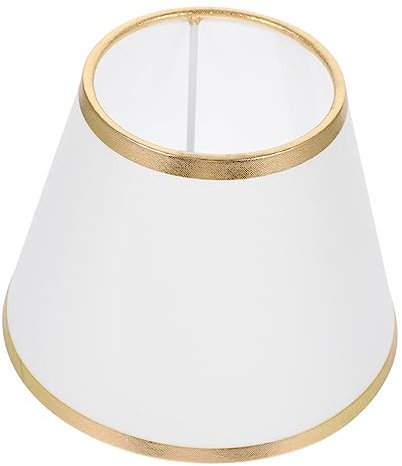 Artibetter Dekorativer Lampenschirm Aus Stoff Mit Kreativem Clip-design Eleganter Goldrand Passend Für Steh Tischlampen Langlebig Stilvoll Und Schützend