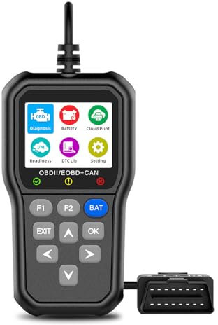 Mengshen OBD2 Scanner Lecteur de codes de panne du moteur avec données en direct Moniteur Batterie Scanner Diagnostic pour véhicules OBDII/EOBD/JOBD+CAN pour 1996 ou plus récents