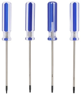 YINETTECH 4pcs Security Screwdriver Repair Tool Torx Screwdriver Set T6/T8/T9/T10 Compatible with PlayStation 5