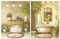 Cuadro de baño, Placas de madera de decoracion bañeras/Set de 2 cuadros de 19 cm x 25 cm x 4 mm unid. Adhesivo FÁCIL COLGADO. Adorno decorativo. Decoración pared hogar