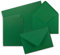 40x Faltkarten Set mit Briefumschlägen DIN A6 / C6 - Dunkelgrün (Grün) - 14,8 x 10,5 cm (105 x 148) - Doppelkarten Set - Serie FarbenFroh