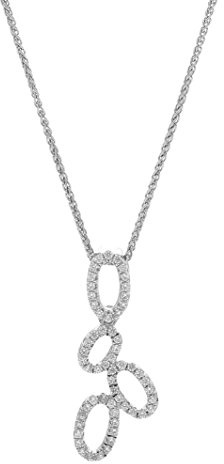 Orphelia Damen-Ketten mit Anhänger 925 Sterling Silber zirkonia ZH-7308