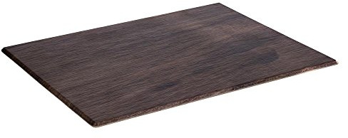 APS 84721 OAK GN 1/2 OAK GN 1/1 Tablett aus Melamin mit Anti-Rutsch-Füße, Holzoptik, 32.5 x 26.5 x 1 cm