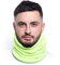 Karl Loven Damen Loop Schal Hals wärmer Herren Schnalle Winter Fleece Futter Unisex warme Hut Maske - Sport Ski Motorrad Fahrrad Snowboard Wandern Gelb