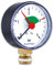 Rohrfeder-Manometer für Heizung/Sanitär - Radial, Afriso, Ø80mm, DN15 (1/2), 3bar Markierung