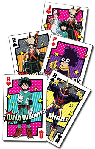 My Hero Academia Class 1A Group Group Hero Costume Spielkarten Poker Manga