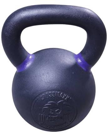 Crossmaxx Powdercoated Kettlebell 20 Kilo - 44 lbs - Schwarz