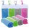 SZELAM Kühlendes Handtuch,EIS-Handtuch,4 Packungen weiches, atmungsaktives,kühles Handtuch,Mikrofaser-Handtuch für Yoga, Fitnessstudio,Training,Sport,Fitness,Laufen,Camping,Wandern(40 x 12)
