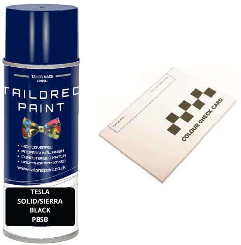 For Tesla Model X Sierra Black PBSB Aerosol Spray Paint Stone Chip Scratch Repair (Touch Up)