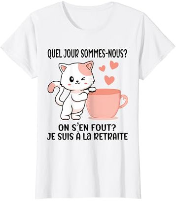 Retraité Femme Humour Cadeau Retraite Femme T-Shirt