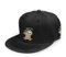 通用 Baseballmütze mit Flacher Krempe, Polyester-Twill-Stoff, freches Faultier-Outdoor-Cap für Männer, Frauen, Teenager, Schwarz