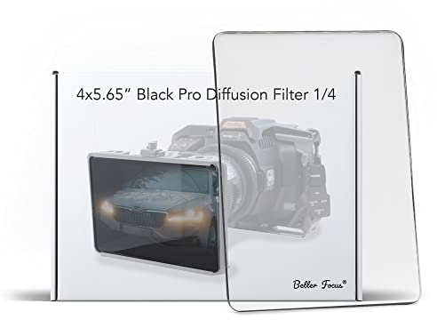 Better Focus Black Diffusion Pro Mist Filter 1/4-4x5.65 Glow Mist Effect Filter Cinebloom Promist Effect Filter 1/4-4x5,65