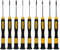 NOREX Präzisionsschraubendreher Set magnetisch | Schlitz Kreuz Torx Mini Schraubendreher Set | Feinmechaniker kleine Schraubenzieher Set