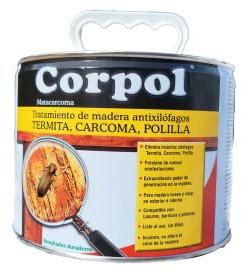 CORPOL Protector Madera Mata Carcoma Polillas Xilofagos 750ML (2.5)