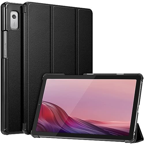 Fintie Funda para Lenovo Tab M9 Tablet 9 TB310 2023, Ultra Delgado Funda Protectora Cover con Función Auto Sleep/Wach para Lenovo Tab M9 HD 9 pulgadas, Negro
