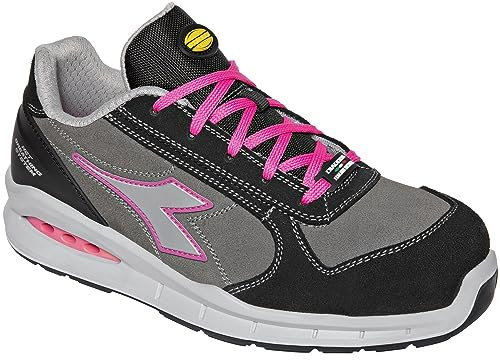 Diadora Utility - SCARPA - RUN NET AIRBOX LOW S3 SRC 42/SMOKED PEARL/SILVER/SHOCKING P