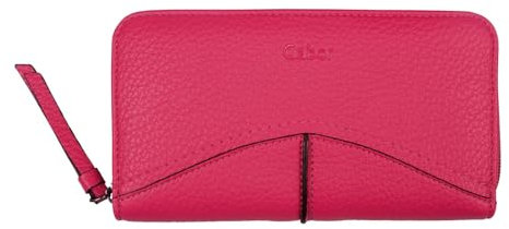 Gabor bags Lania Damen Geldbörse Portemonnaie Reißverschluss Groß Rosa