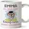 Mugffins Tassen Personalisierten für YOGA-LEHRERIN Frau - Auf Deutsch - Koalifizierte Personalisierte - 11 oz / 330 ml - Individuell Anpassbar Geschenk Mitarbeiter