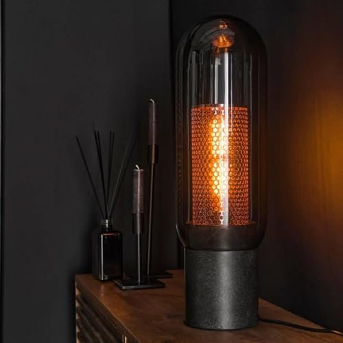 famlights Industrie Tischlampe Mio Vintage Look/Steampunk Tischleuchte Tischlampe E27 / Metall Wohnzimmerlampe Nachttischlampe Vintage Landhaus Industrial Schlafzimmer Wohnzimmer