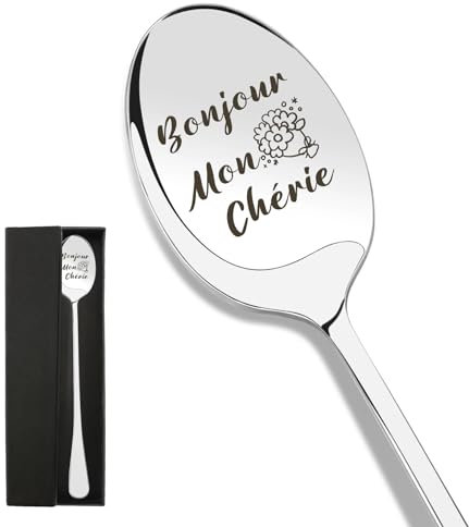Cadeau Couple,Idee Cadeau Couple,Cadeau Amoureux,Cadeau Couple Personnalisé,Idée Cadeau St-valentin,Cadeau Anniversaire Homme,Cadeau Pour ma Femme,1 Pièces Cuillère à Café en Acier Inoxydable