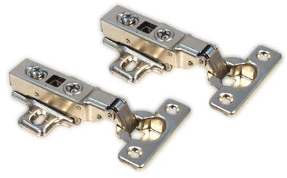 IHC 2 Stück 26mm Mittelanschlag Topfband mit hydraulisch Dämpfer Scharnier Topfscharniere Topfbänder