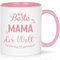 CHUIN DRUCK Kaffeetasse Geschenke für Mama zum Geburtstag Muttersgeschenk Tasse mit Spruch Beste Mama der Welt Geschenkidee Tasse Geschenk Weihnachtsgeschenke, 320ml Rosa