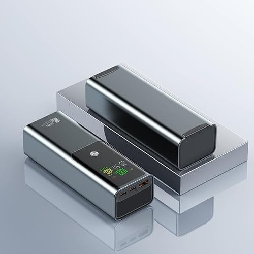 100W Laptop Power Bank, 20000mAh 3-Port Portable Charger with USB C Port, Digital Display, PD/QC Fast Charging Slim Battery Pack Compatible with iPhone, MacBook, IPad, Samsung, HP, etc.