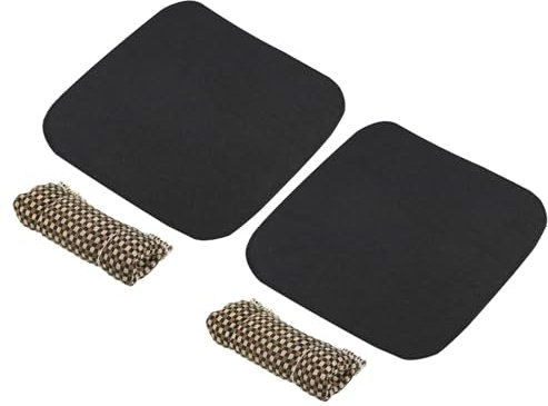 PATIKIL Billard Queue Reiniger, 2er Pack Pool Queue Schaft Reinigungstuch Snooker Schaft Polierer Reinigungswerkzeug Handtuch für Billard Queue Reinigung, Braun/Schwarz