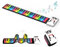 MARVTOWN - Pianoforte musicale digitale elettronico, tastiera arrotolabile a 49 tasti, tastiera ricaricabile pieghevole, mini tastiera portatile con 8 toni, 6 canzoni demo educative, regalo per