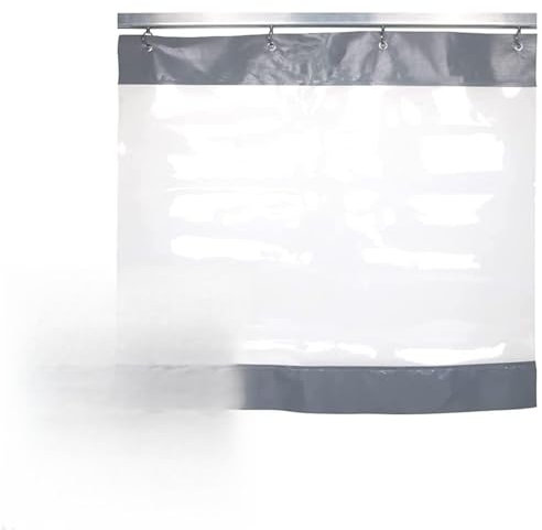 LXLDY Transparenter Plastikvorhang Vorhang for Zeltseitenteile Regendicht Staubdicht for Pavillon, Terrassen, Pergola-Trennwand, mit Rostfreien Ösen (3.6x2.5m)
