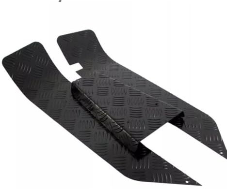 Set pedane in alluminio mandorlato SIP adatto per Vespa PK50-125 - nere