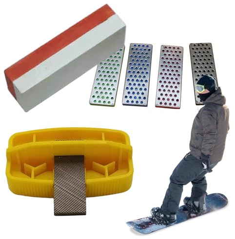 Ski Edge Tuner - Rutschfestes Gadget Set, Präzisionssnowboard Kantenwerkzeug mit leistungssteigernder Funktion, zuverlässiges Wartungszubehör, Core Tuning Gerät mit Grifffunktion für die Ausrüstung