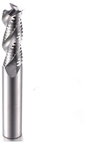 1 stücke Vhm-schruppfräser HRC55 3 Flöte Schruppfräser 16mm 20mm CNC Bearbeitungswerkzeug Drehmaschine Aluminium Fräser Mühle(AL-3FCU-D16X100L)