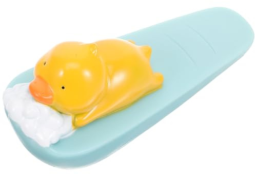 QUMIIRITY Lustiger Pvc Türkeil in Entenform Geräuschloser Türstopper aus Vinyl mit Anti Rutsch Funktion für Kinderzimmer und Fliesenboden Bruchsicher und Sicher