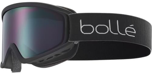 Cébé Bollé - FREEZE, Skibrillen Schwarz matt, Vermillon Grau Kat 3, Schnee-Schutzbrille, Unisex Erwachsene,M
